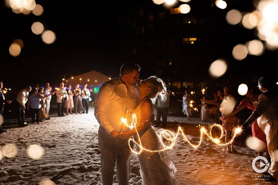 Reception Exit Sparklers