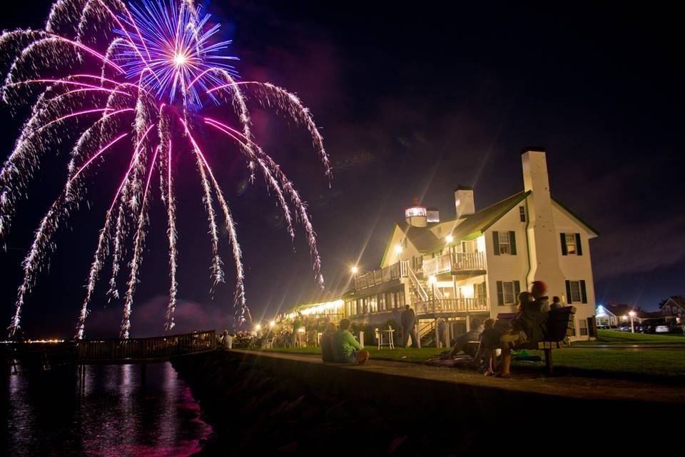 Violet fireworks