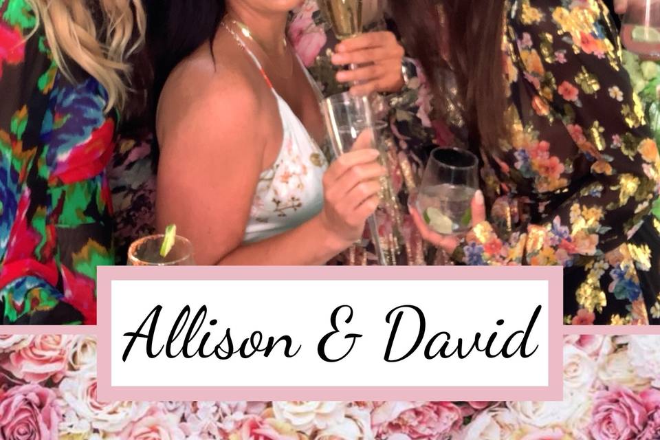 Allison and David's wedding