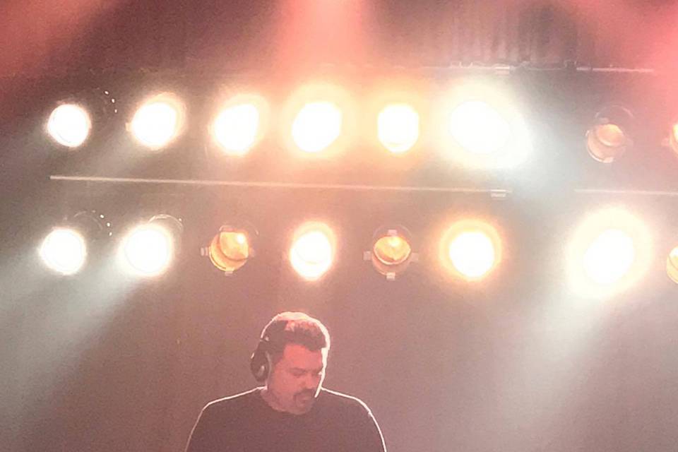DJ on stage