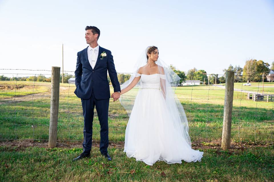 Bride and Groom post ceremony