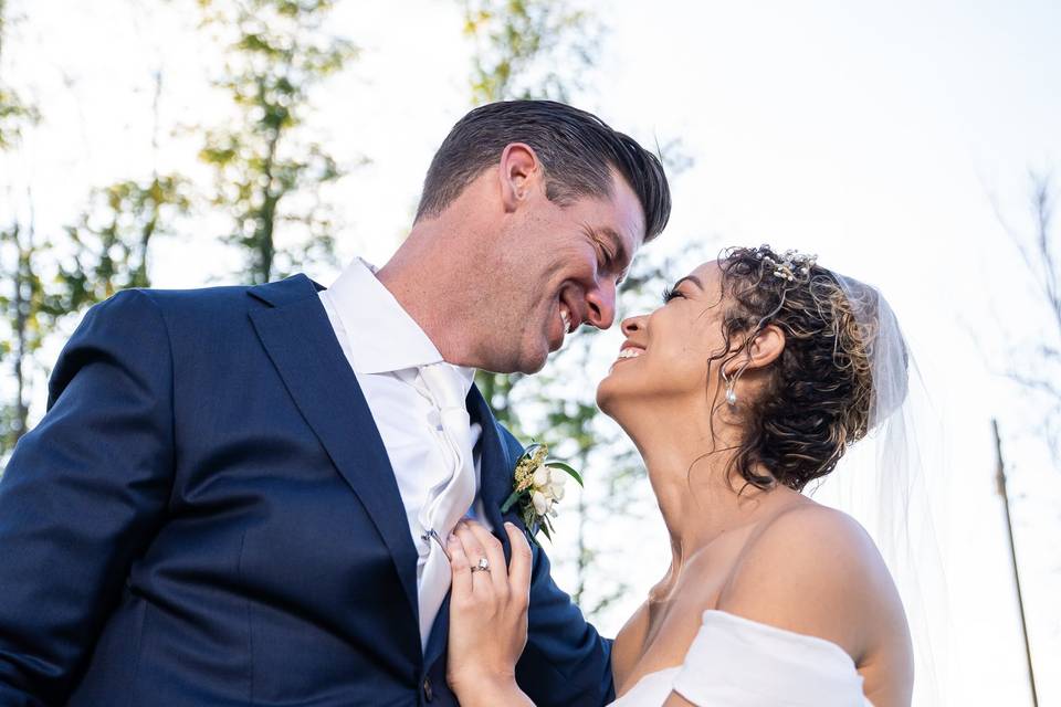 Bride and Groom post ceremony