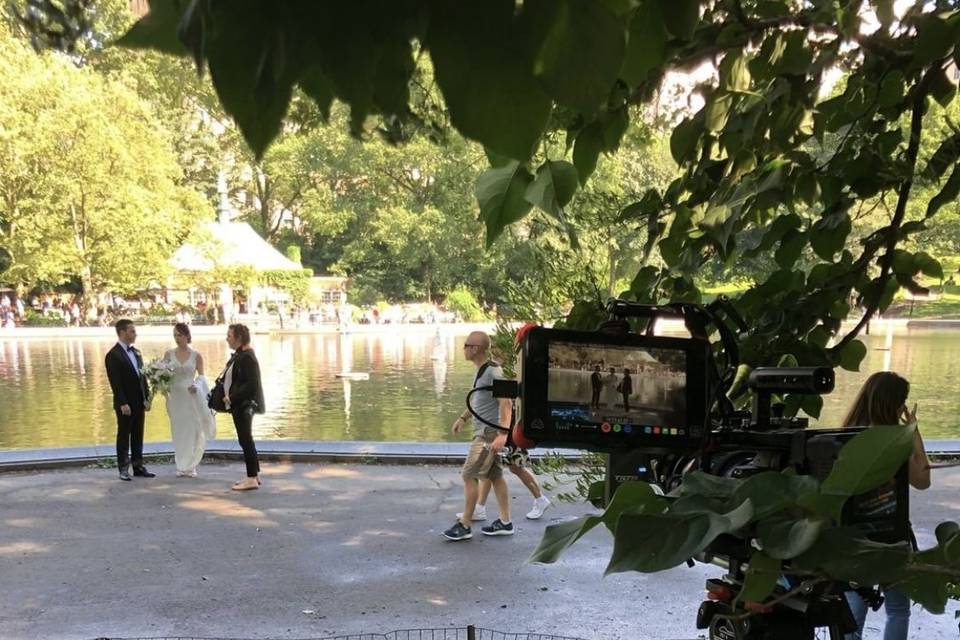 Behind the scenes