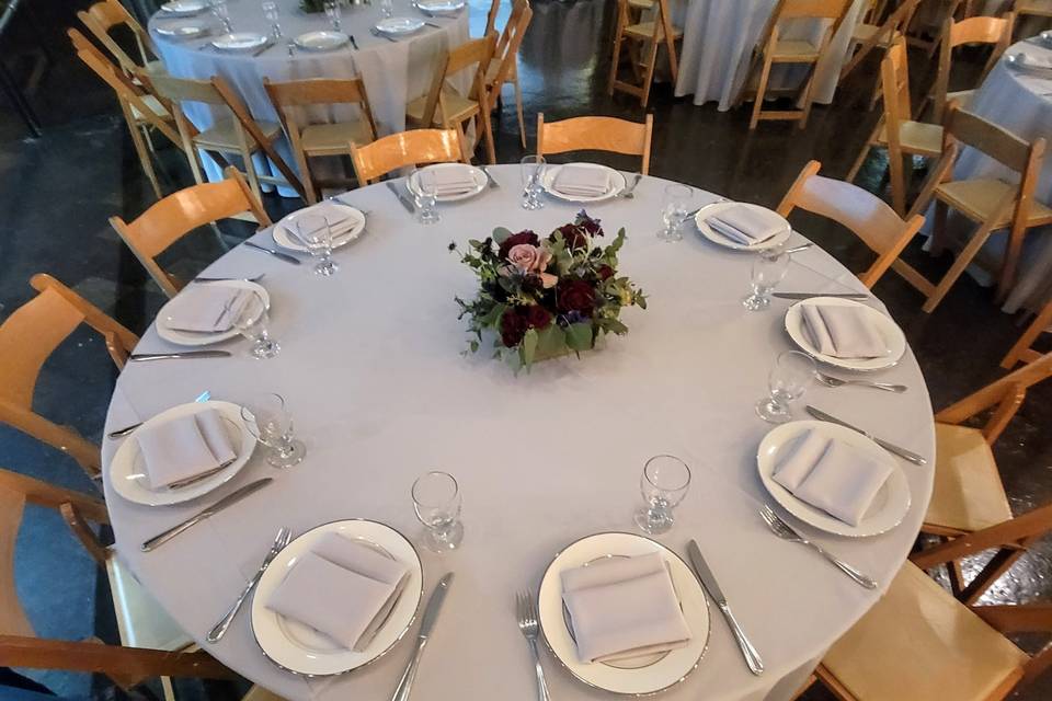 Table top rentals