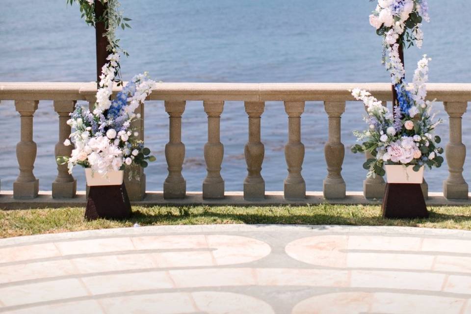 Arch With Real Flowers