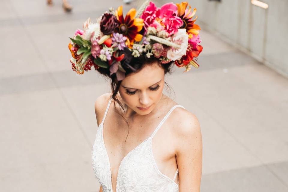 Floral Bridal Crown