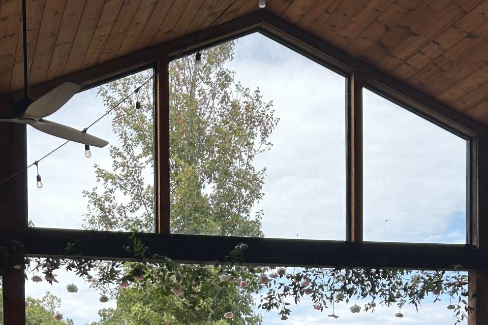 Reception with a view