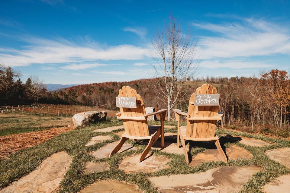 Chairs for the couple