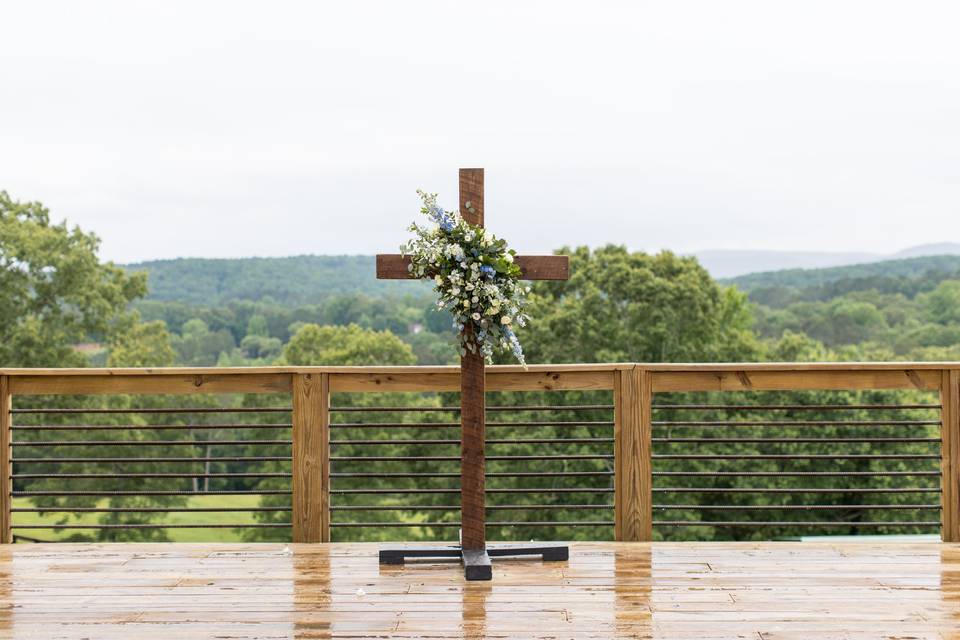 Ceremony cross decor