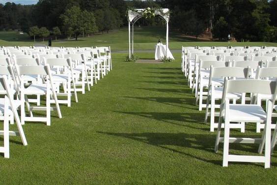 Open-air wedding