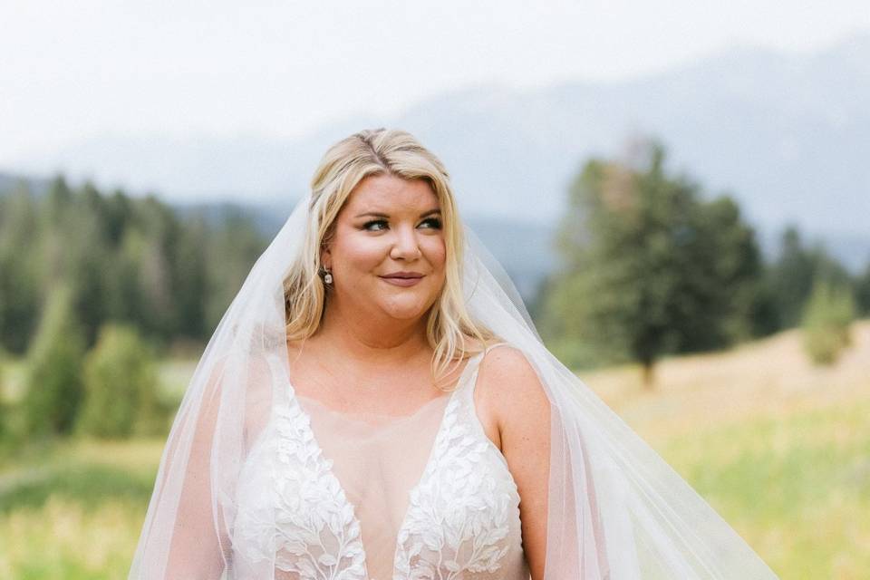 Glowing bride