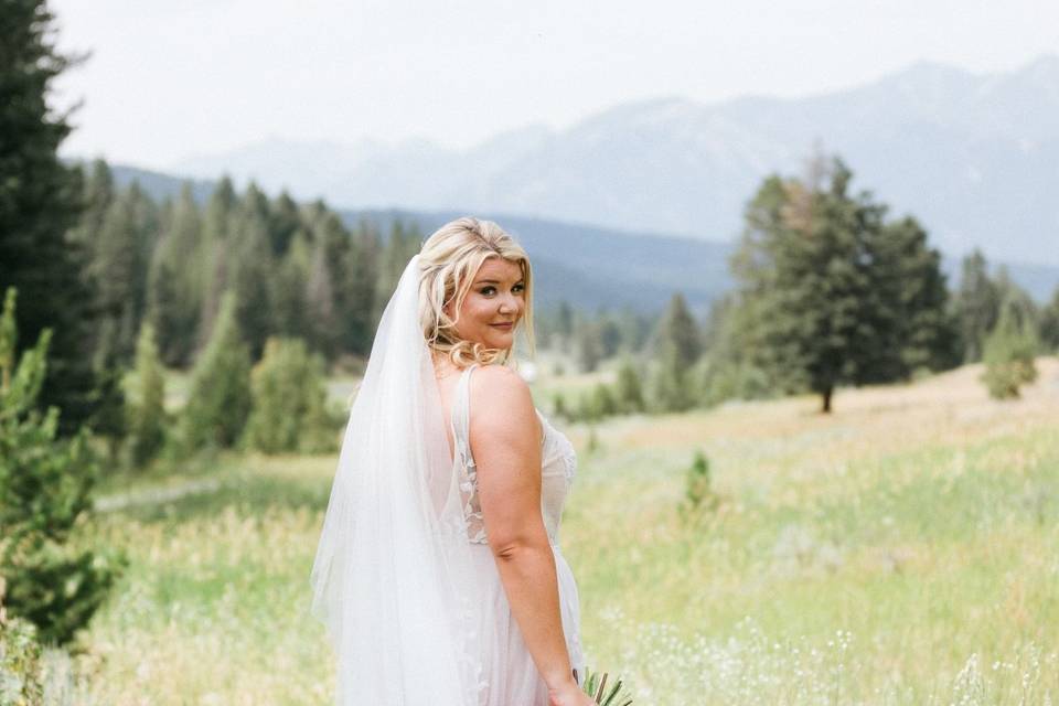 Glowing bride