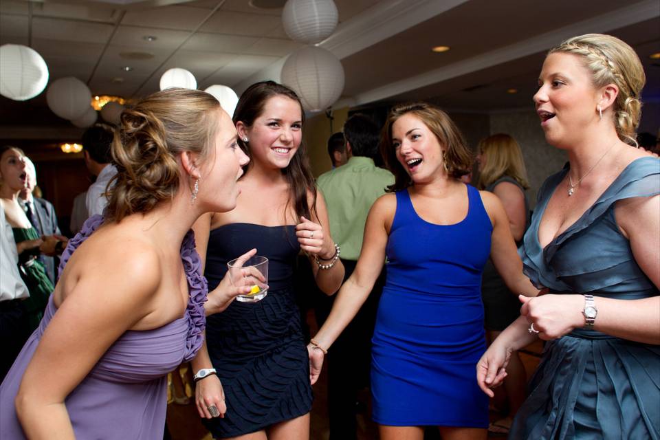 Ladies enjoying the night