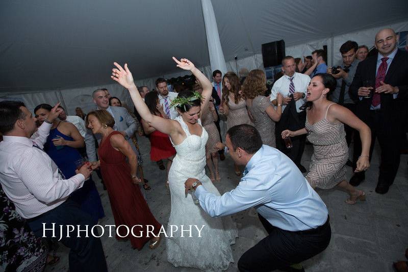 Bride dancing!