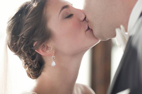 Couple kissing