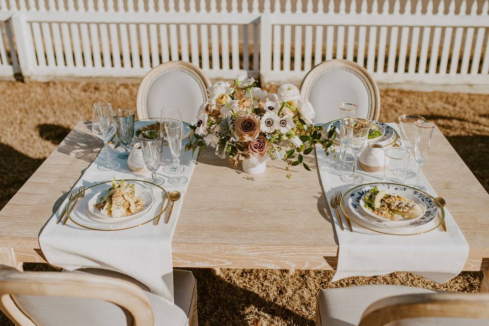 Eleanor White Salad Plate