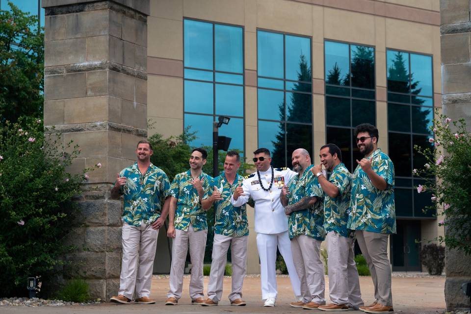 Hawaiian Theme Wedding