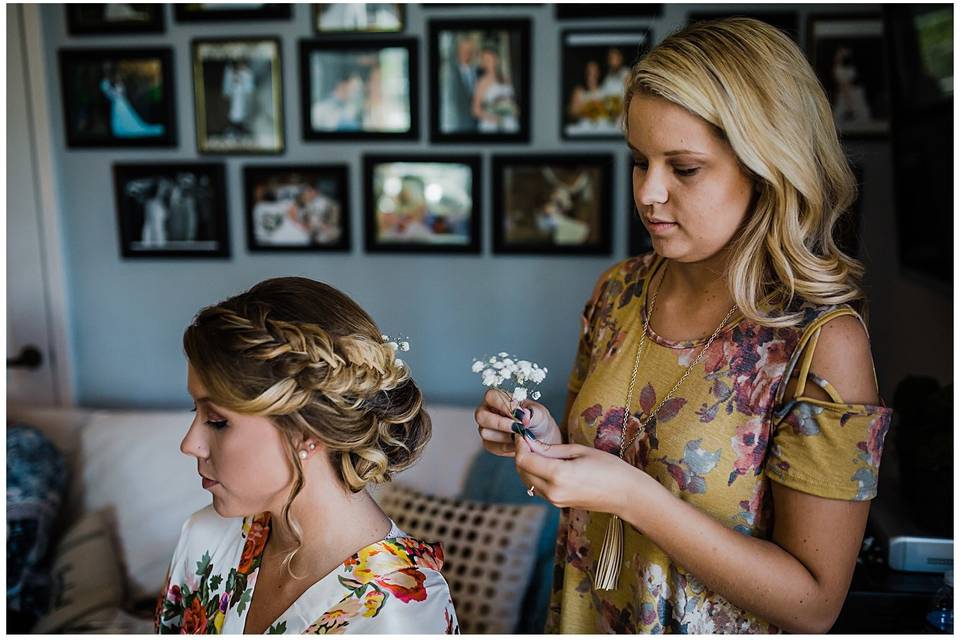 Styling the bride