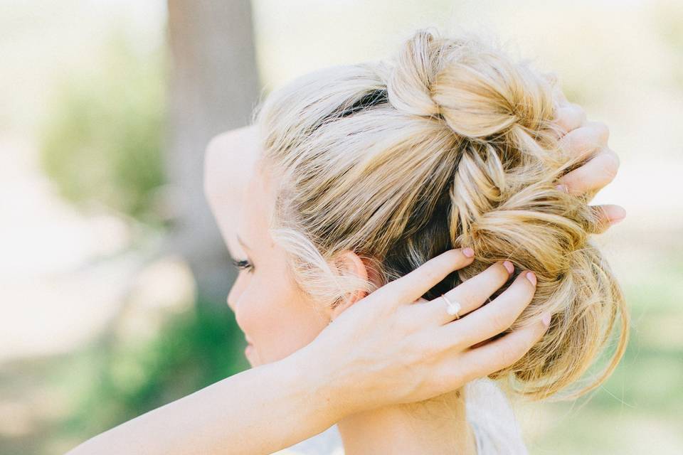 Classic updo