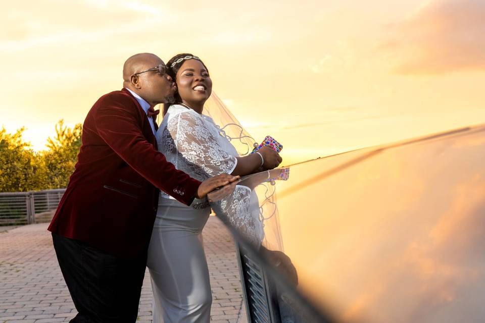 Sunset elopement