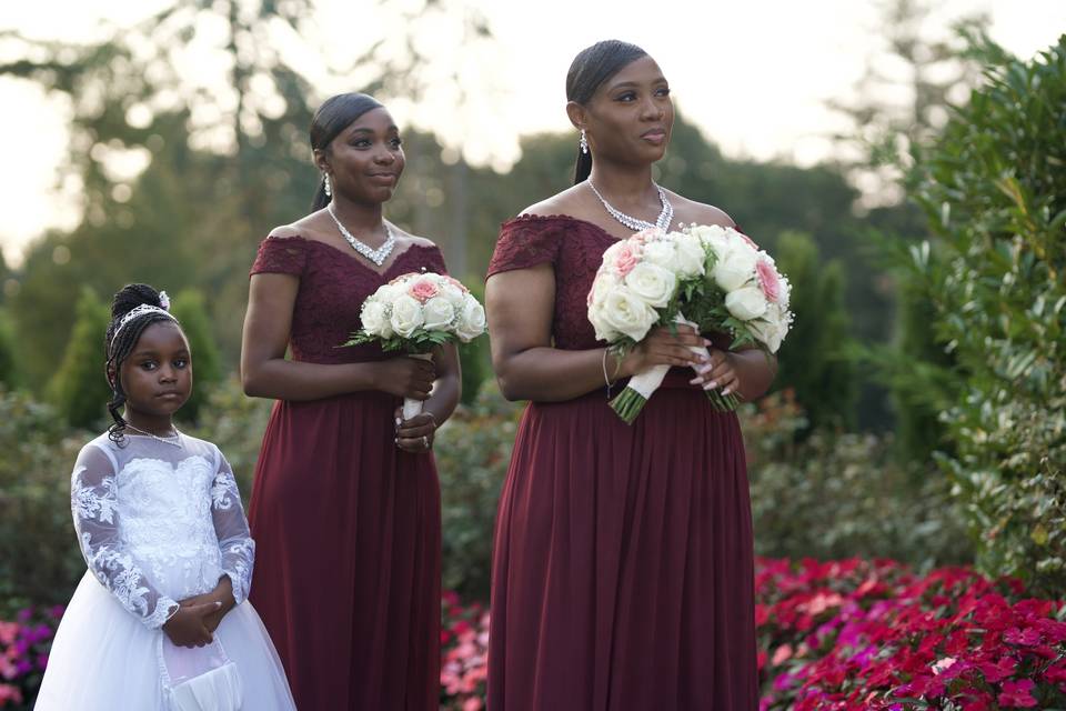 Beautiful flower girls