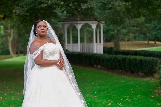 Bride posed shot