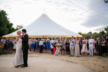 Bride and groom sailcloth