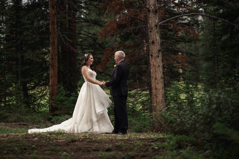 Father daughter first look