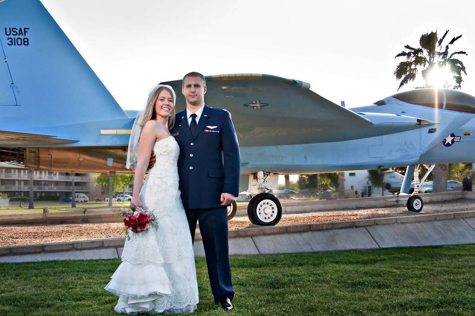 Military Wedding, Air Force Wedding, Luke Air Force Base, Paxman Photography