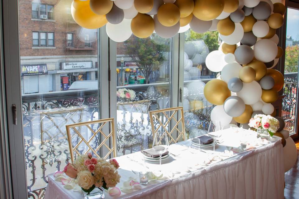 Wedding - Sweetheart Table