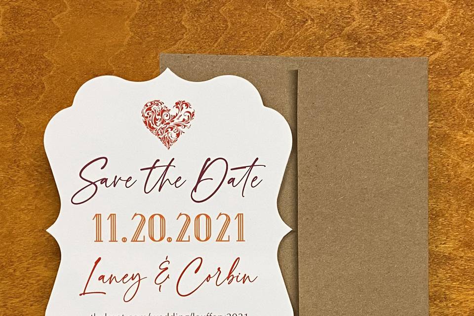 Autumn Colors Save the Date