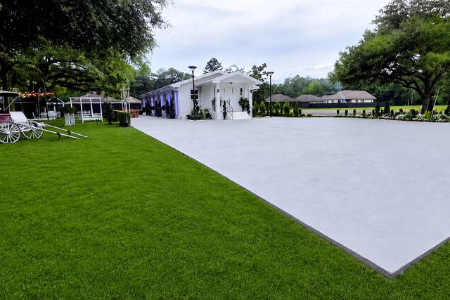 Newly Coated Concrete