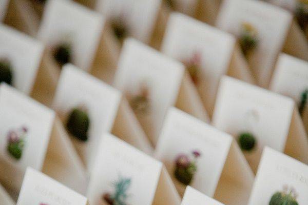 Desert Inspired Escort Cards