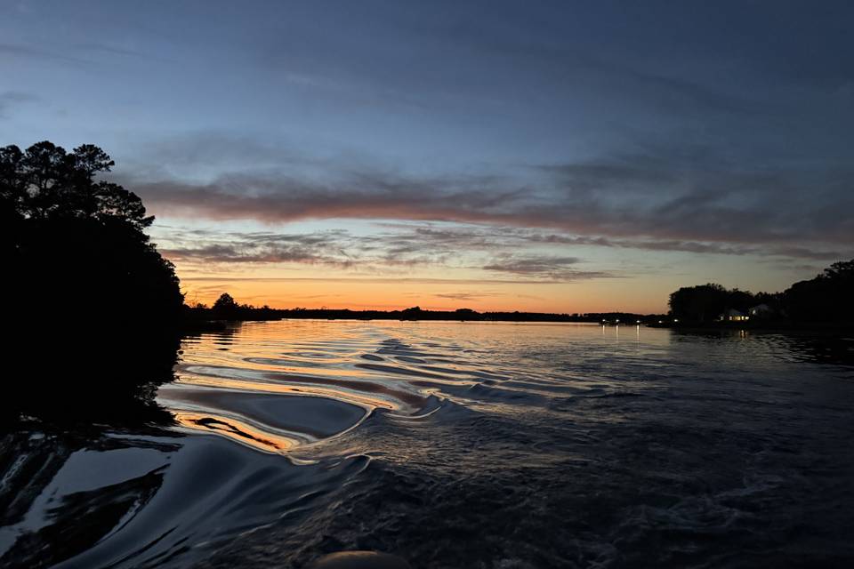 Chesapeake sunset views