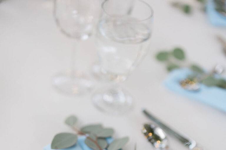 Spring wedding table