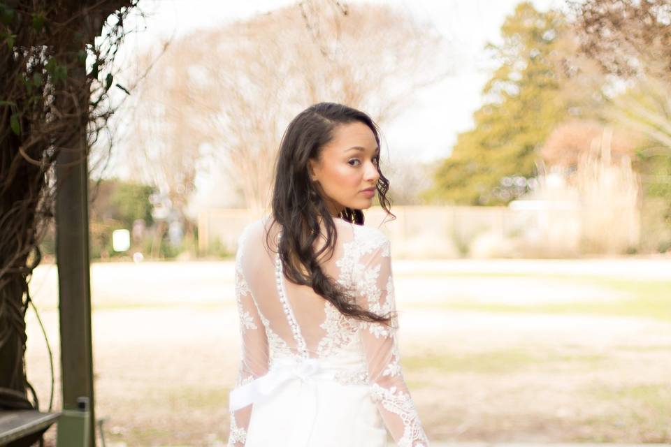 Back of dress details - Kate Cherry Photography, LLC