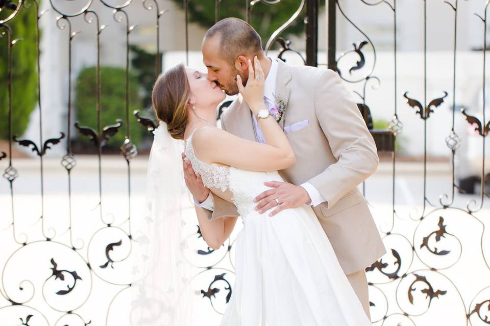 Romantic kiss - Kate Cherry Photography, LLC