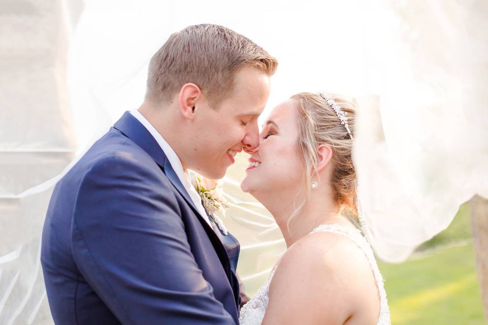 Joyful newlyweds - Kate Cherry Photography, LLC