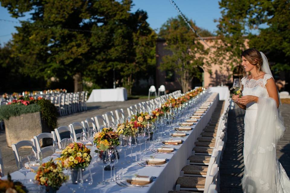 Country chic Imperial table