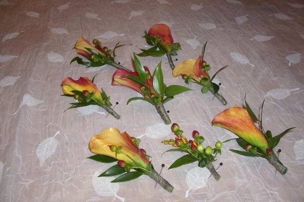 Fall Boutonnieres
