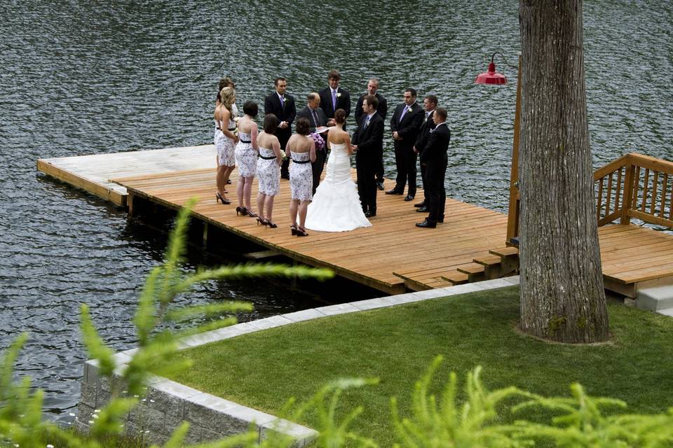 Dockside ceremony