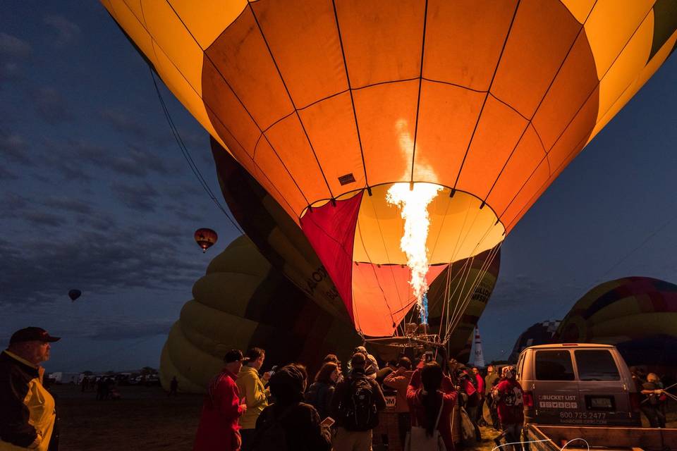 Hot air balloon adventures