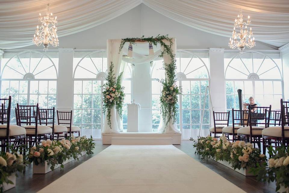 Indoor wedding space