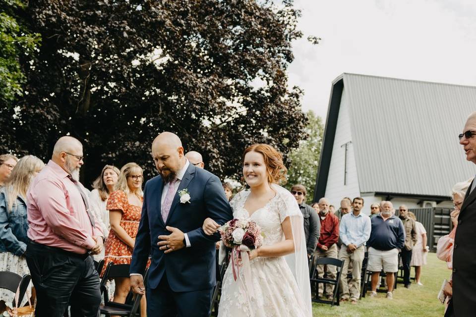 Bride and Father of Bride