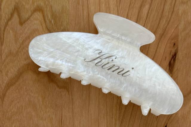 Engraved Hair Accessory