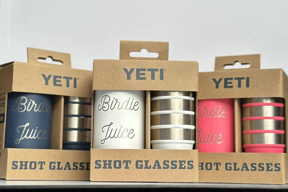 Custom Yeti Shot Glasses