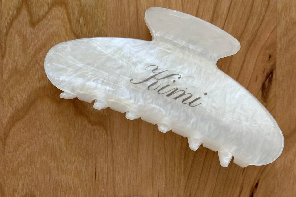 Engraved Hair Accessory