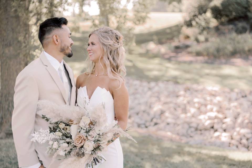 Bride and Groom in St. Louis