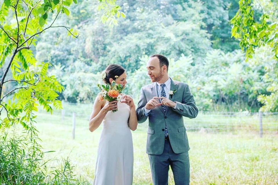 The bride and groom (Chelsea Reeck Photography)