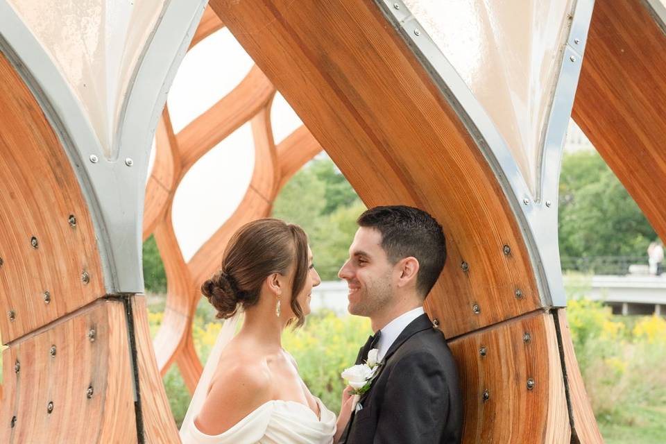 Bride and groom